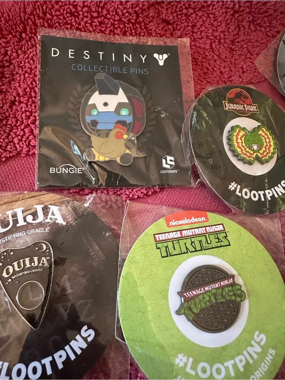 21 Loot Crate Pins 2016-2018
